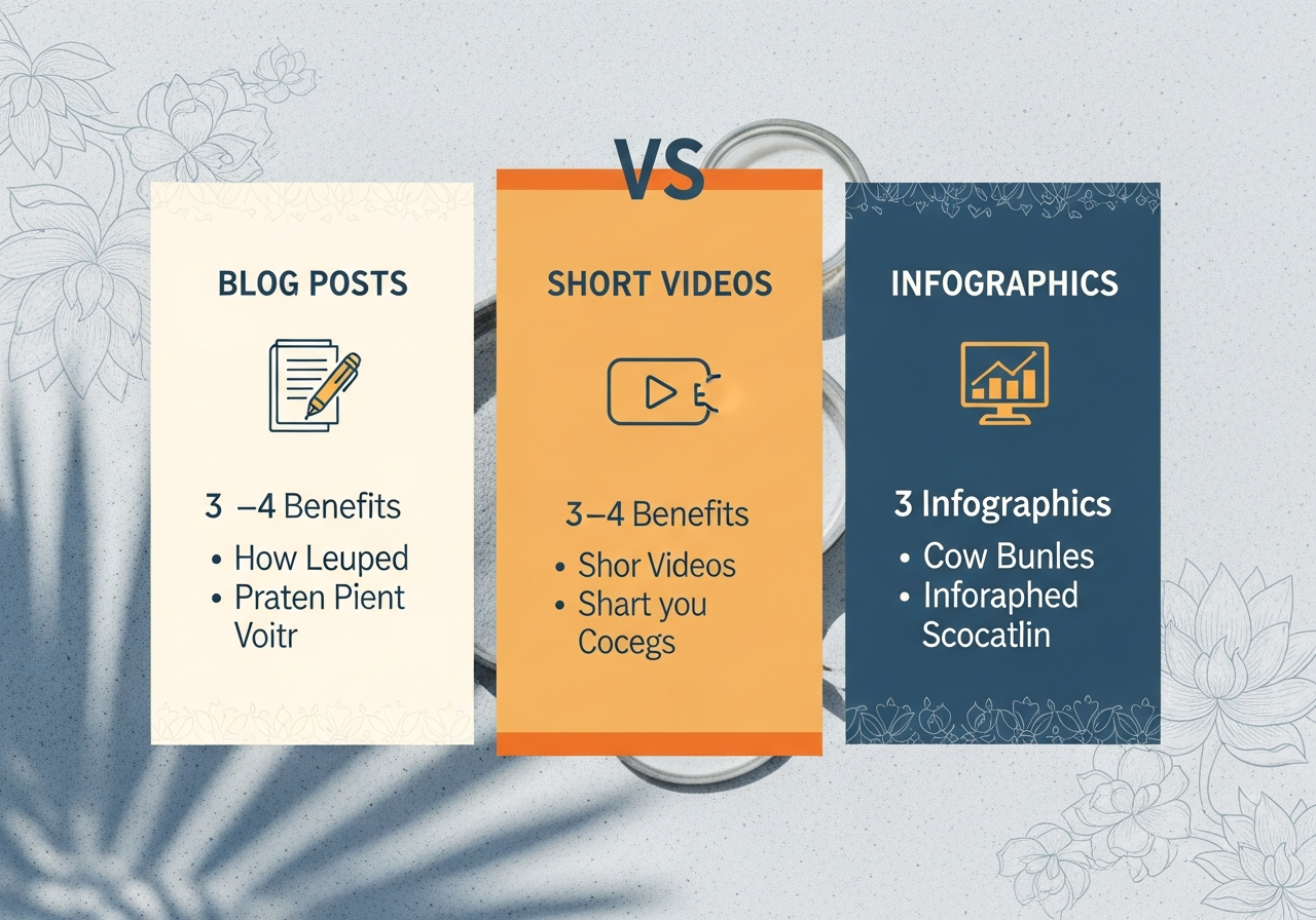 เปรียบเทียบประเภท Content Marketing ที่เหมาะสมกับคลินิกความงาม
