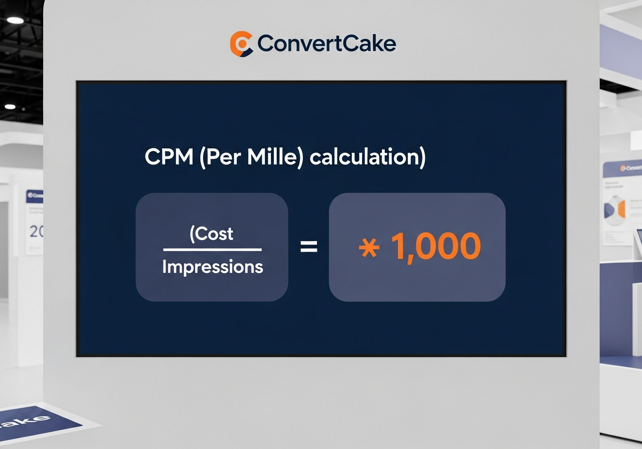 อินโฟกราฟิกอธิบายสูตรการคำนวณ CPM พร้อมตัวอย่าง