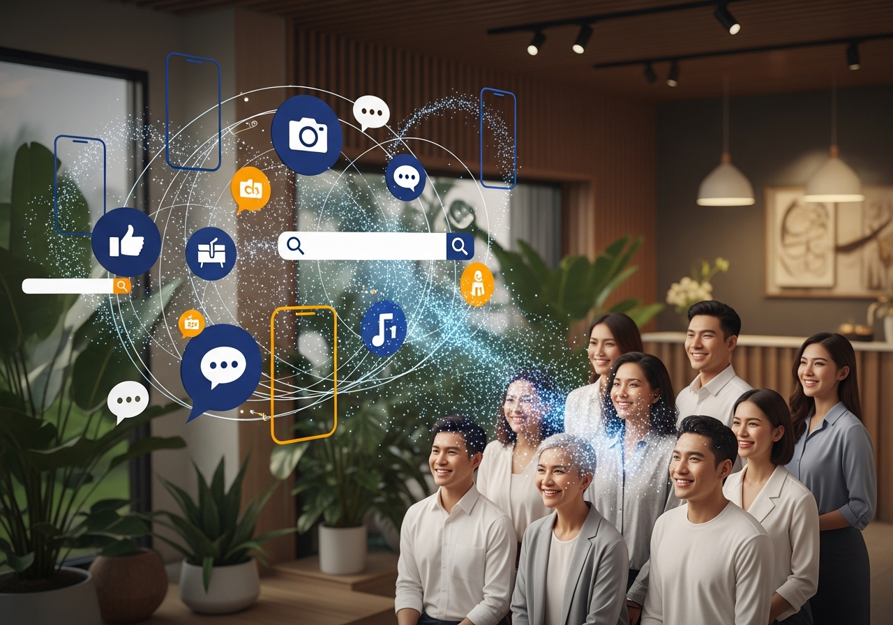 การทำงานร่วมกันของ AI และ Nano-Influencer สำหรับแคมเปญการตลาดคลินิกความงาม